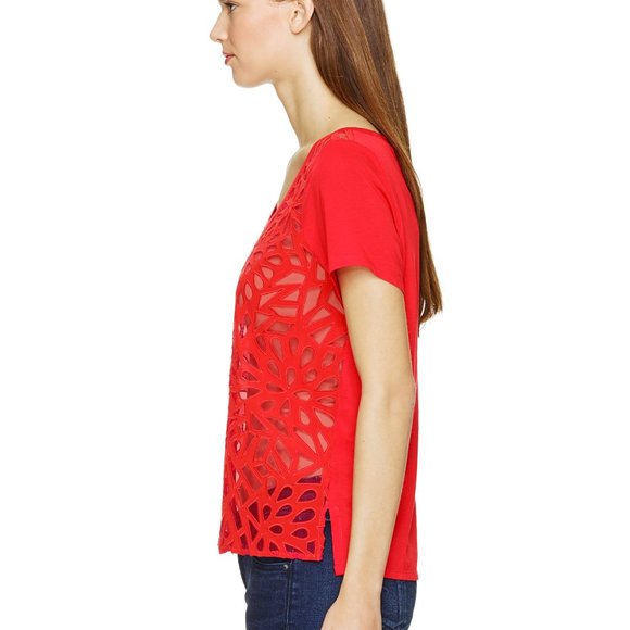 Aritzia Babaton NEW Red Silk Blouse - Picture 2 of 2